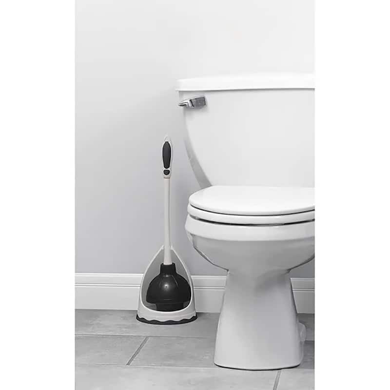 Toilet Plunger with Caddy