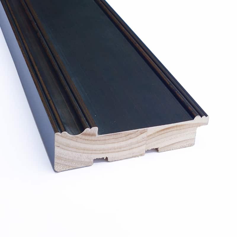 Beveled Wood Wall Mirror - Mezzanine Espresso Frame - Outer Size: 48 x 38 in