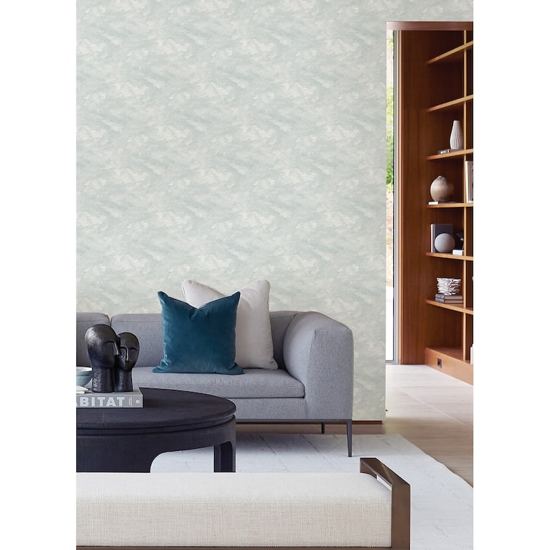 NuWallpaper Blue Declan Peel & Stick Wallpaper