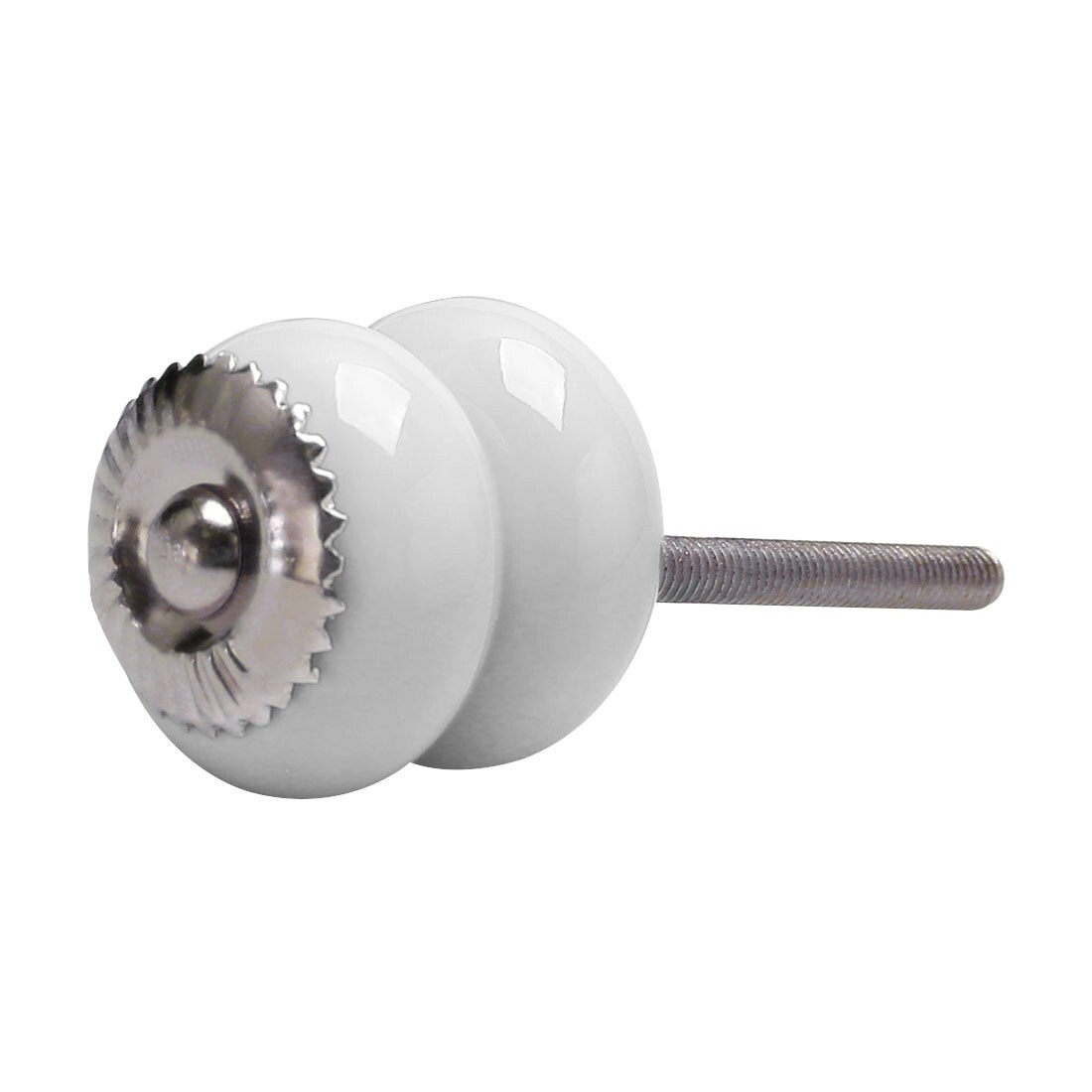 White decorative cupboard door knobs handles drawer pulls cabinet ceramic knob