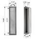 preview thumbnail 17 of 34, KAYLA 1-Light Gold LED Wall Sconce, Natural Alabaster Wall Sconce,Outdoor Sconce Rectangular Bedside Wall Lighting