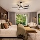 preview thumbnail 50 of 193, 42/48/52/56/60/65-IN LED Ceiling Fan with Light Kit and Remote(5/6/7/8-Blade)