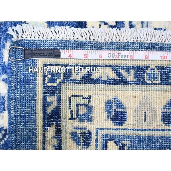 Shahbanu Rugs Air Force Blue Finer Peshawar with Mahal Design Dense ...