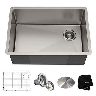 KRAUS Standart PRO Stainless Steel 27 inch Undermount Kitchen Sink