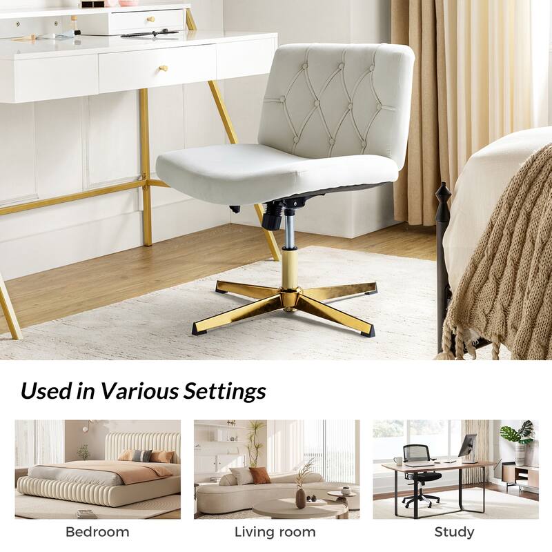 Alfons 360-Degree Swivel & Height Adjustable Task Chair by HULALA HOME