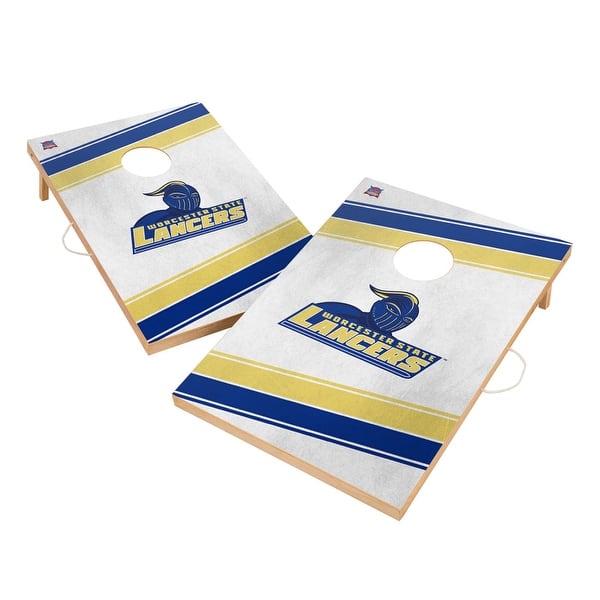 slide 2 of 5, Worcester State University Lancers Regulation 2x4 Cornhole Set