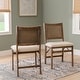 preview thumbnail 4 of 27, Linon Beulah Rattan Folding Dining Chair