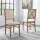 preview thumbnail 1 of 11, Joanna 2Pc Upholstered Back Chair Set - 18.25 "W x 21 "D x 39.88 "H
