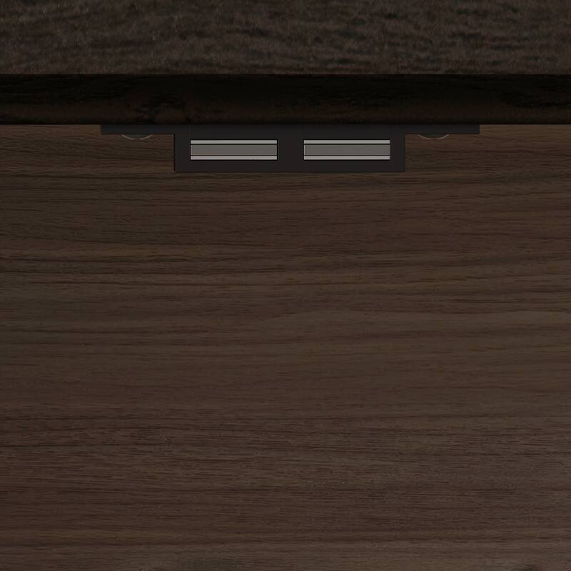 GDFStudio Calystrian Glass Door Curio Storage Cabinet with Adjustable Shelves