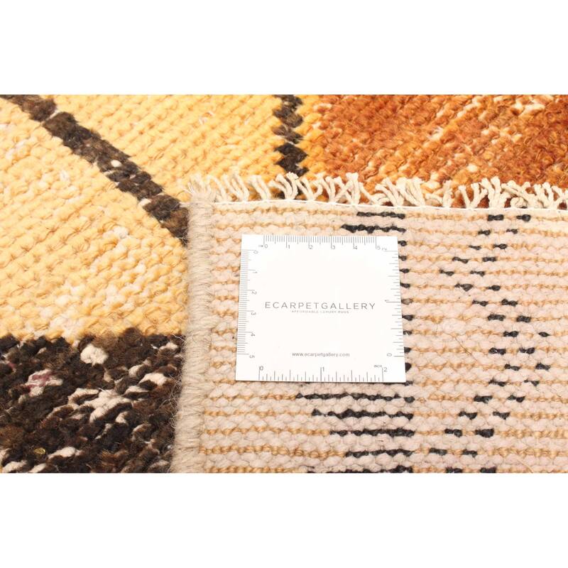 ECARPETGALLERY Hand-knotted Antalya Vintage Beige Wool Rug - 4'4 x 6'2