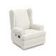 preview thumbnail 36 of 36, Storkcraft Serenity Wingback Upholstered Recline Glider Ivory Boucle
