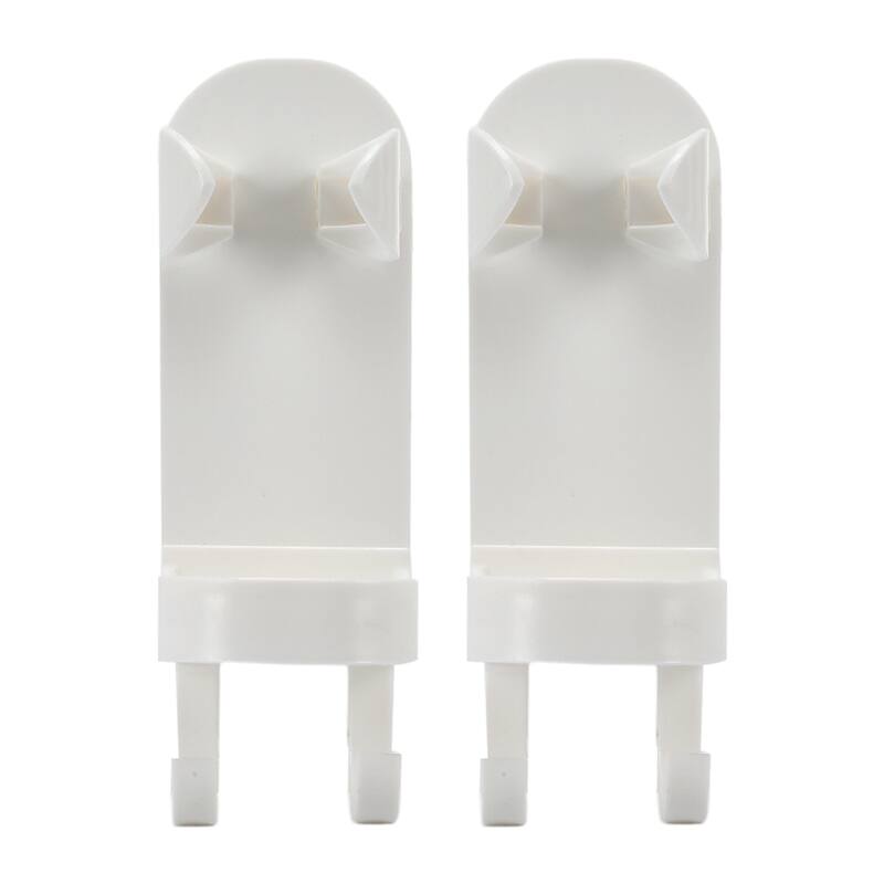 2 Pcs Wall-mounted Toothbrush Holder, Hanging Toothbrush Holder, 5.28"x1.73"x1.81"