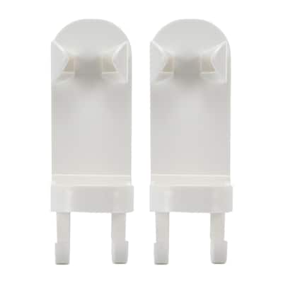 2 Pcs Wall-mounted Toothbrush Holder, Hanging Toothbrush Holder, 5.28"x1.73"x1.81"