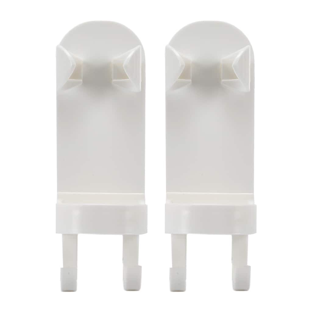 2 Pcs Wall-mounted Toothbrush Holder, Hanging Toothbrush Holder, 5.28"x1.73"x1.81"