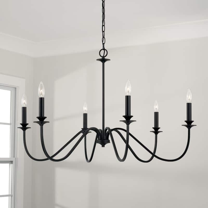 6-Light Chandelier - 23.5 high
