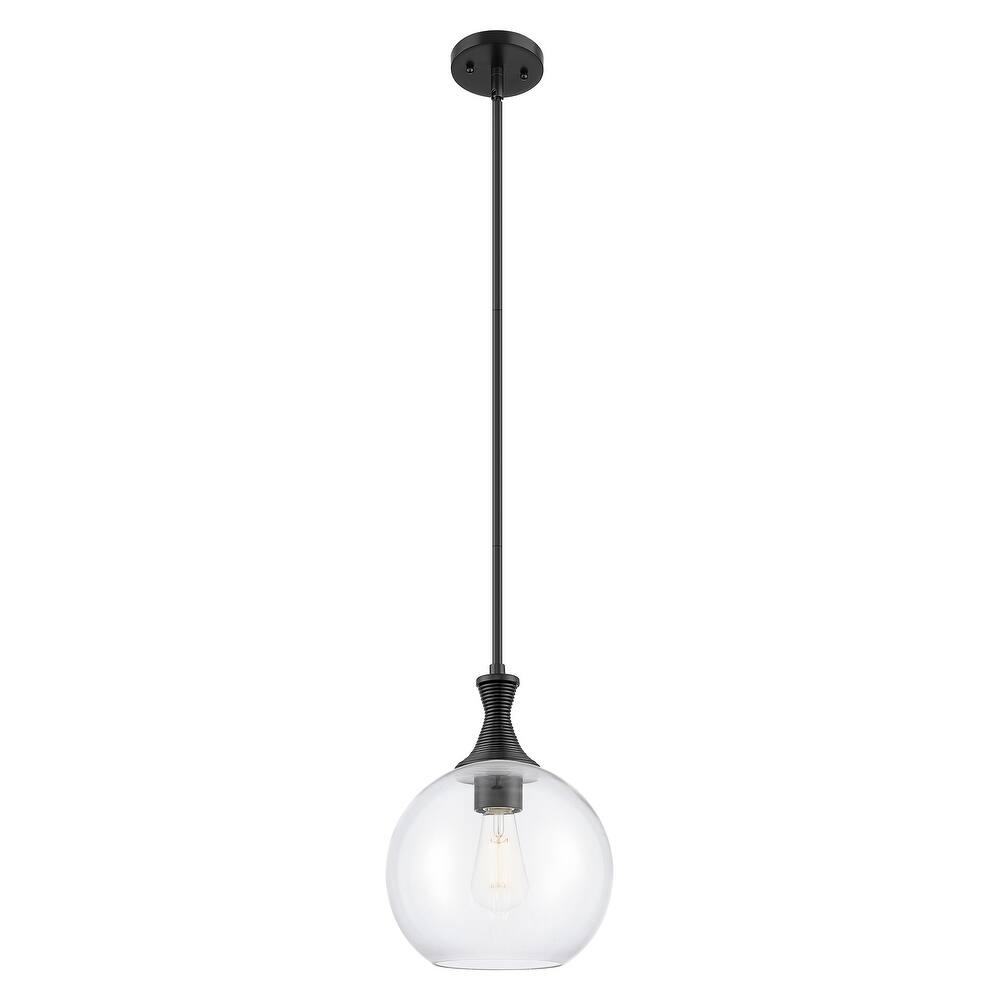 Innovations Lighting Downtown Urban - Astor - 1 Light 10" Metal Detailed Stem Hung Mini Pendant