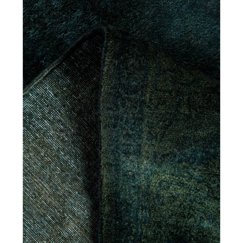 Overdyed One-of-a-Kind Hand-Knotted Area Rug - Black - 3' 3" x 5' 3"