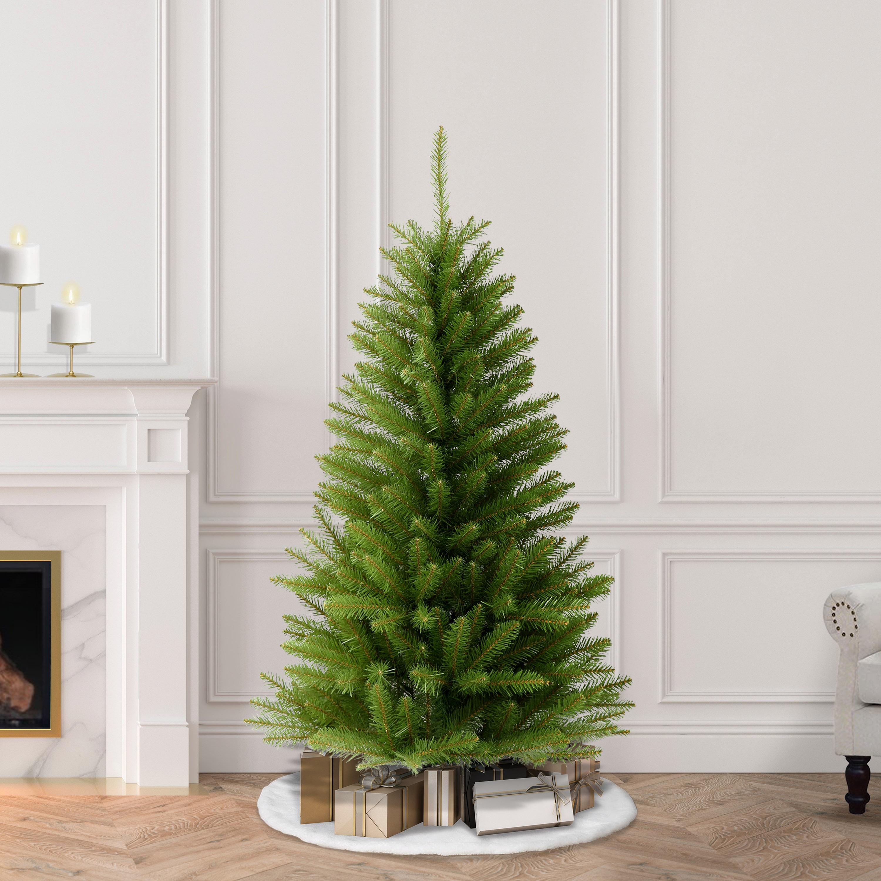 Puleo International 5' Pencil Fraser Fir Artificial Christmas Tree