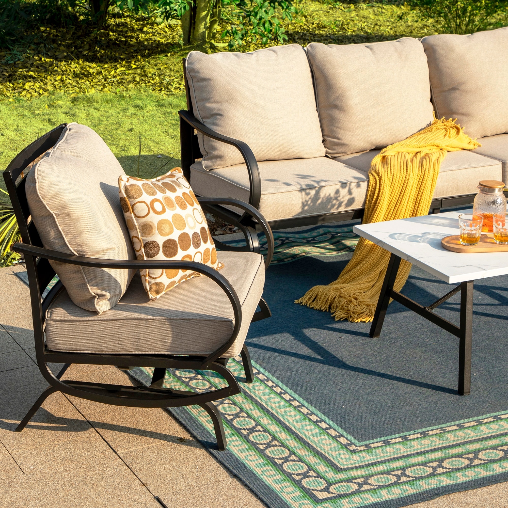 Arbington 4 best sale piece conversation set