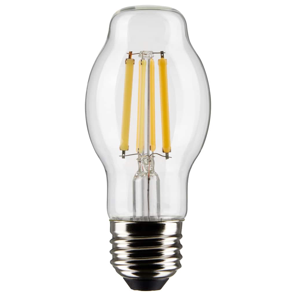 8 Watt BT15 LED - Clear - Medium base - 90 CRI - 2700K - 120 Volt