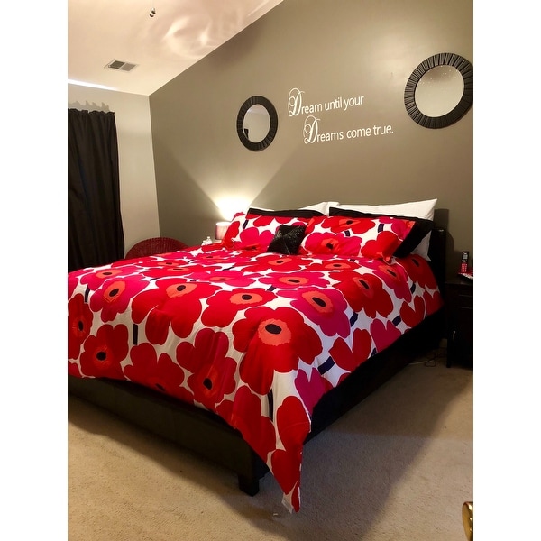 Top Product Reviews For Marimekko Unikko Red Comforter Set
