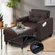 Option Brown Faux Leather
