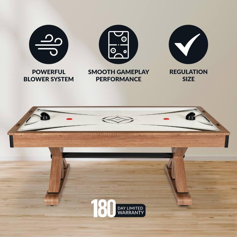Daulton 84-in Air Hockey Table with LED Scoring