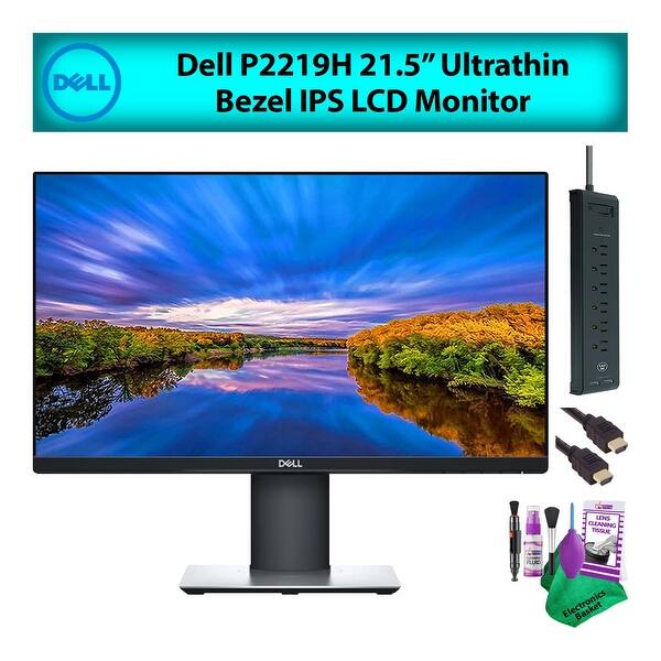Dell 22" (P2219H) Ultrathin IPS LCD Computer Monitor Deluxe Bundle. Opens flyout.