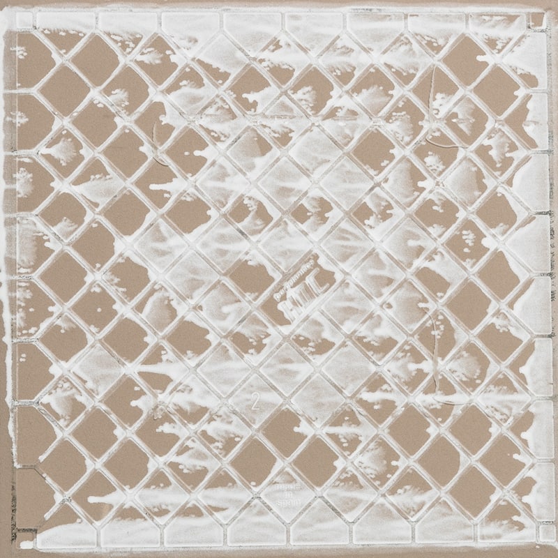 Chronos 13x13 White/ Gold Matte Marble Look Porcelain Tile - Floor, Wall