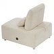 preview thumbnail 5 of 3, Uphlostery Armless Accent Chair Lounge Chair Beige for Living Bedroom