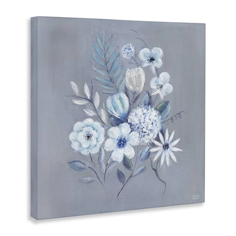 Stupell Mixed Flower Bundle Canvas Wall Art Design By Marilyn Dunlap