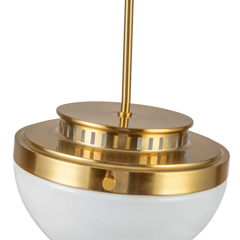 Artcraft Dahlia 1-Light Pendant - 12" W