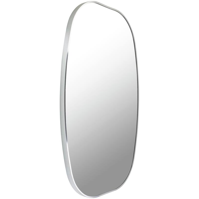 Artistic Weavers Aranya Modern Aluminum Squared Oval Accent Mirror