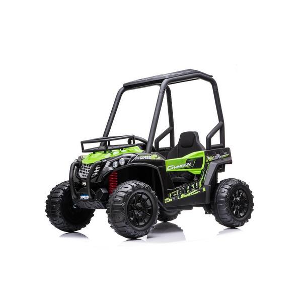 slide 2 of 8, Reliable Toddler Electric Vehicle: 12V Motor and 8AH Battery Kids - Green