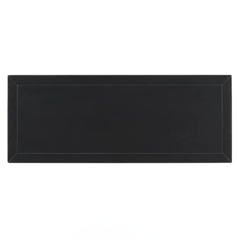 Console Table Traditional Design with Two Drawers and Bottom Shelf