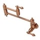 preview thumbnail 29 of 46, Restoration Wall Mount Pot Filler Kitchen Faucet Antique Copper