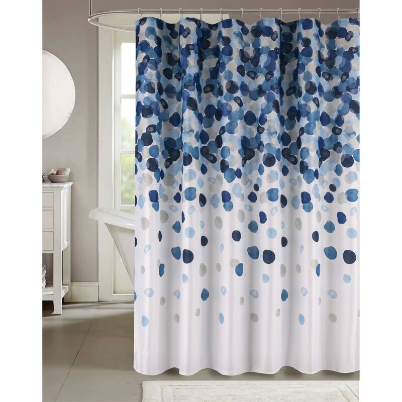 Cedar Floral Seashells Starfish Flowers Shower Curtains with Hooks