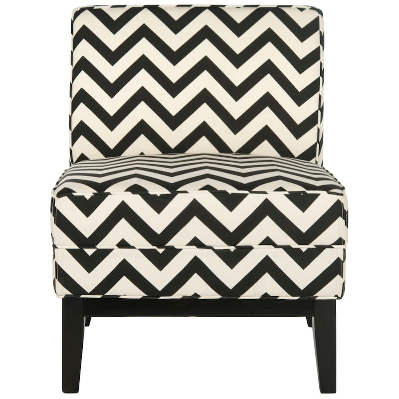 Safavieh Armond Black/ White Chair - 25.2" x 31.9" x 33.1"