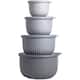 Option Grey Deep Bowls