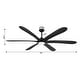 preview thumbnail 18 of 41, 72-inch Driftwood 6-Blade Large DC Ceiling Fan with Light and Remote