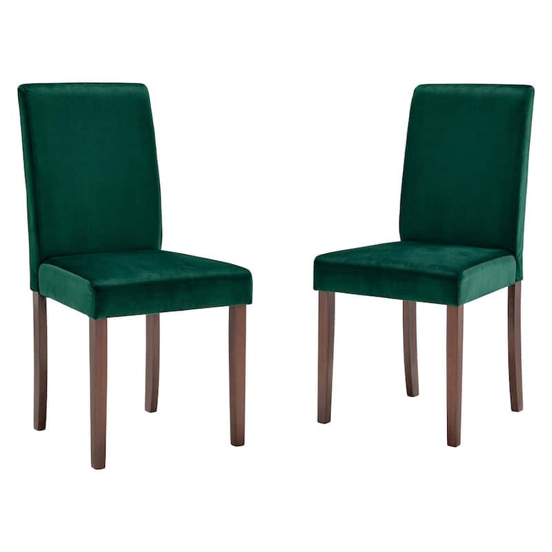 Copper Grove Piskent Velvet-upholstered Armless Dining Chairs (Set of 2)