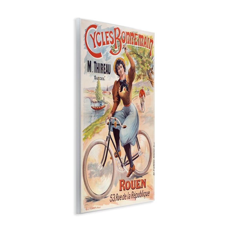 Stupell Vintage Cycles Bonnemain Wall Plaque Art Design By Marcus Jules