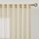 preview thumbnail 8 of 14, Lush Decor Calia Textured Stripe Sheer Pair Window Curtain Panels - 84" x 52"