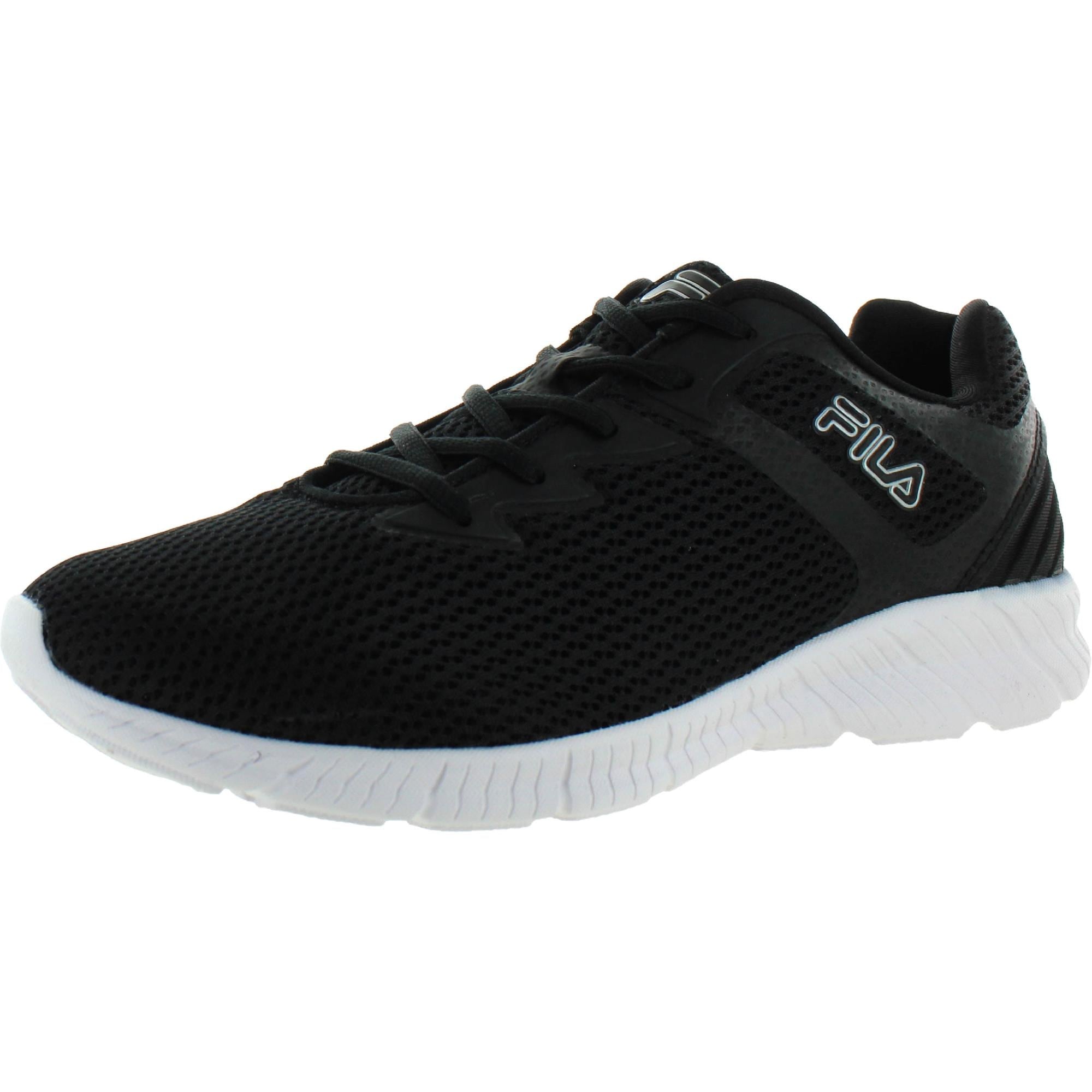 black fila memory foam shoes