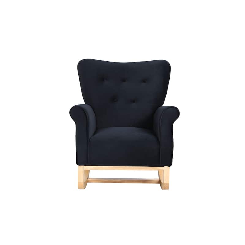 Modern Upholstered Rocking Chair
