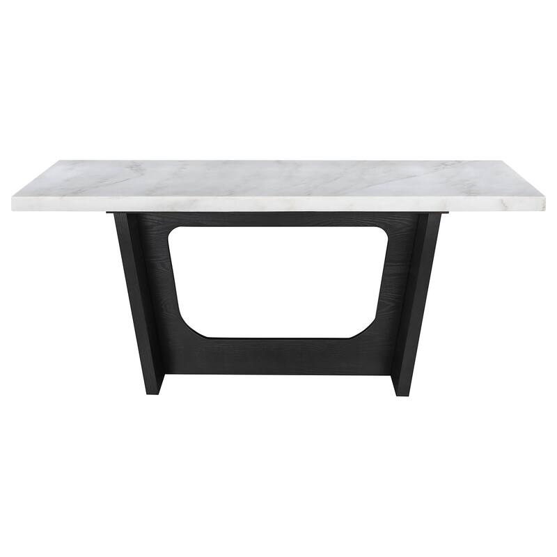 Sherry Rectangular Marble Top Dining Set