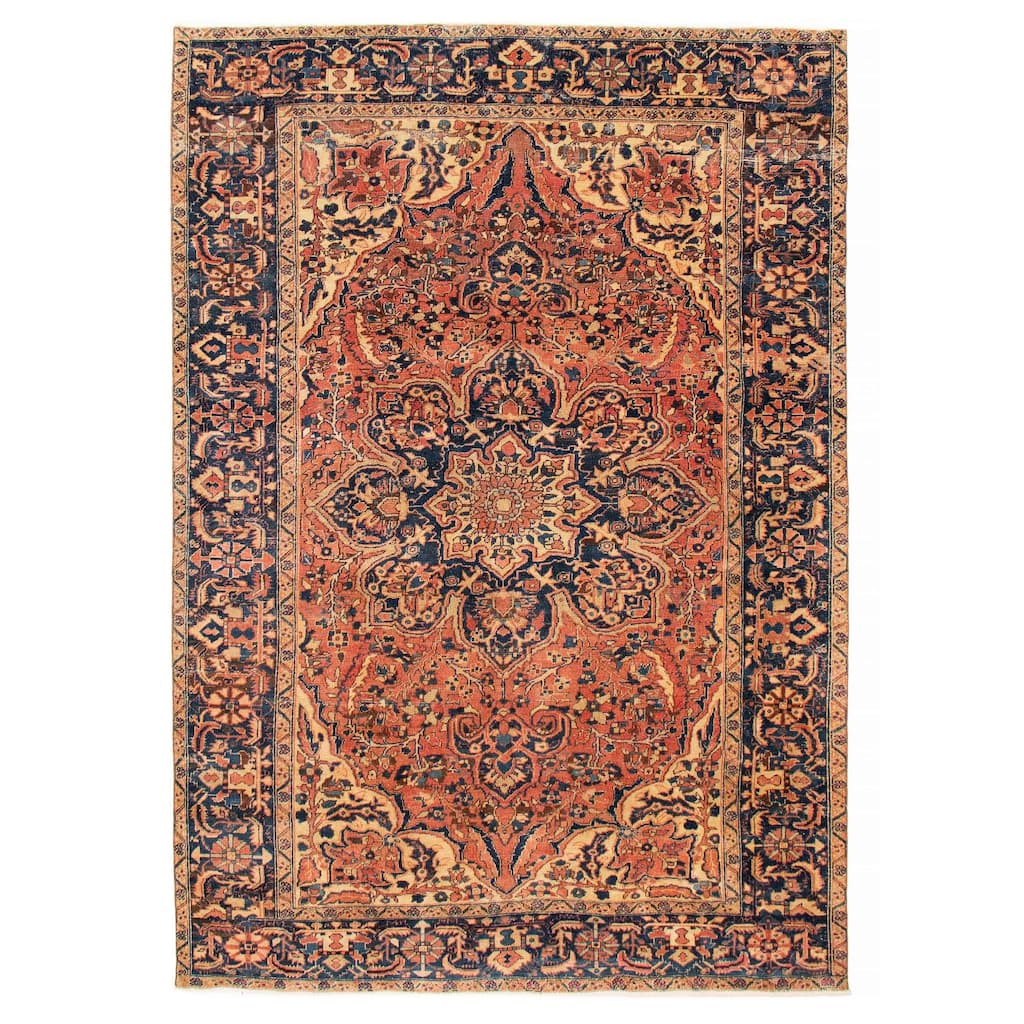 ECARPETGALLERY Hand-knotted Sarabi Dark Copper Wool Rug - 8'4 x 11'10