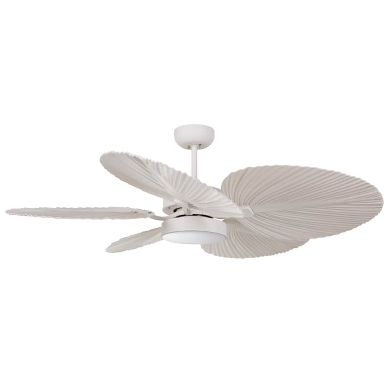 Lucci Air Bali 52" DC Ceiling Fan with Light - Antique White