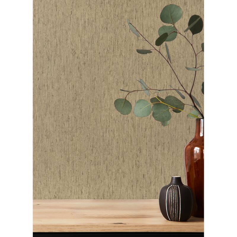 A-Street Prints Roison Khaki Birch Bark Wallpaper