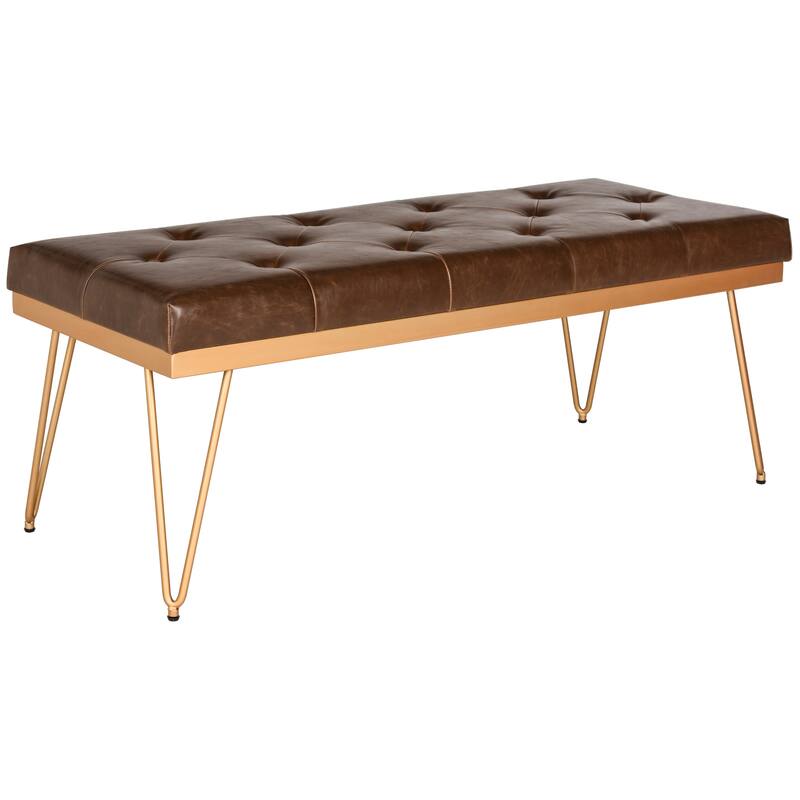 SAFAVIEH Pusa Bench - 46.8" x 19.3" x 18" - 47Wx19Dx18H